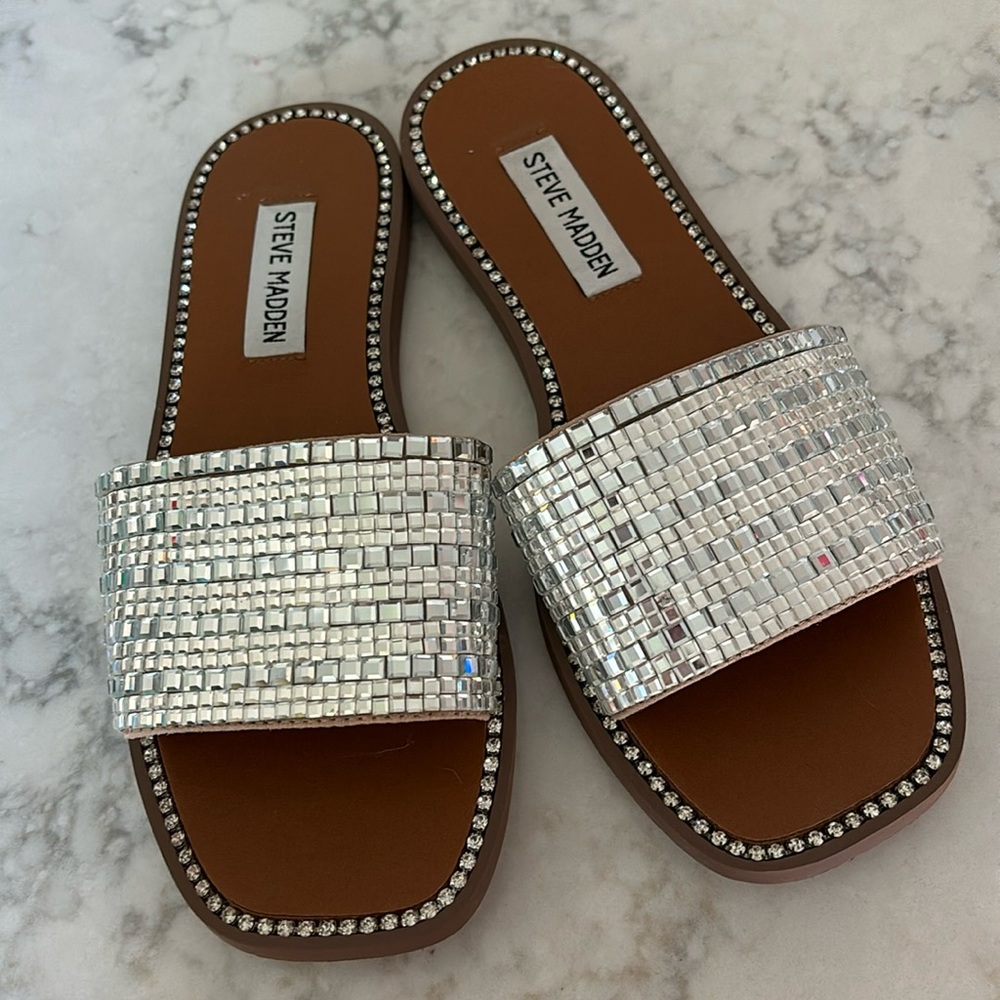 Steve Madden sequin sandals